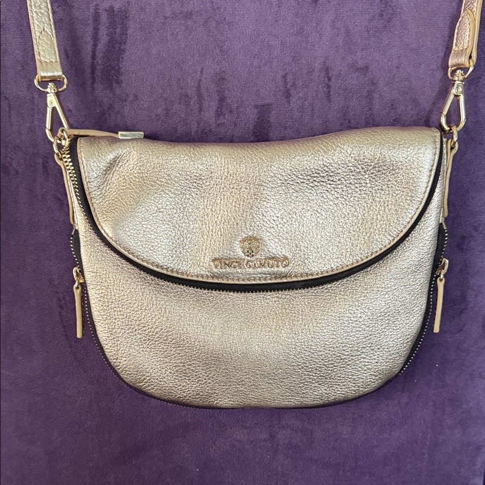 Vince Camuto Gold Crossbody Bag